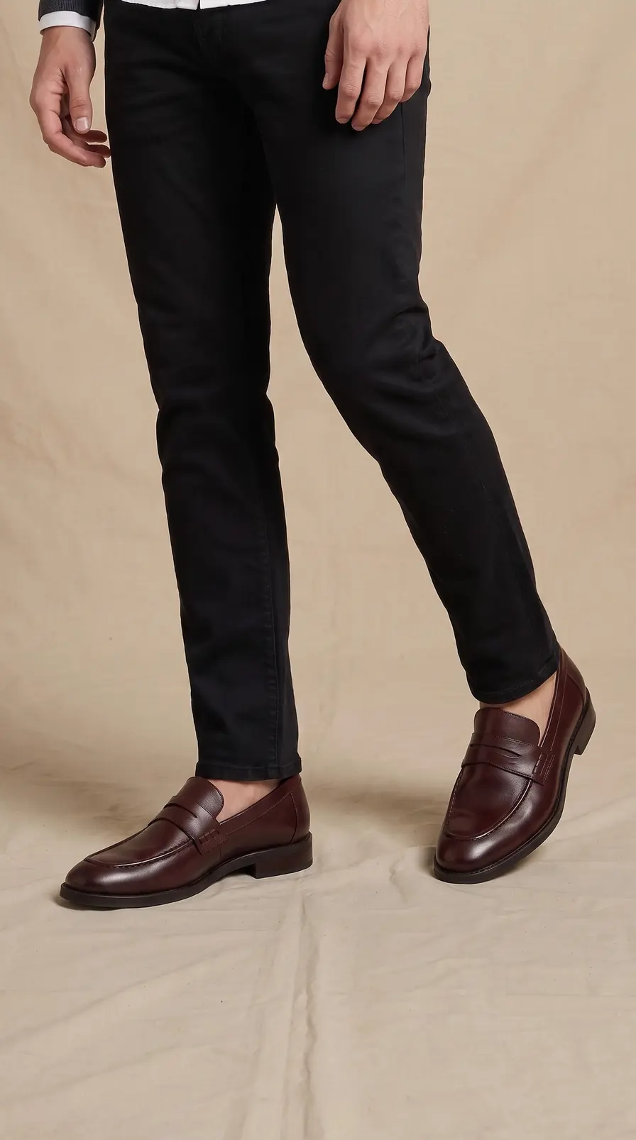 Front View Half Body Footwear